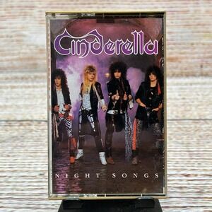 Cinderella Night Songs Cassette Tape 1986 Mercury 830 076-4 M-1 Glam Metal Rock